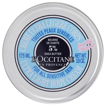 Ultralekki krem do ciała L'Occitane z Masłem Shea do skóry wrażliwej 175 ml